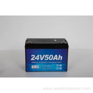 Full Capacity Deep Cycle LiFePO4 Battery 24V50ah